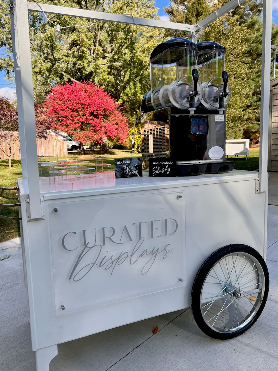 Reserve Rose Our Vintage Peddlers Cart - Toledo Mobile Bar Rental