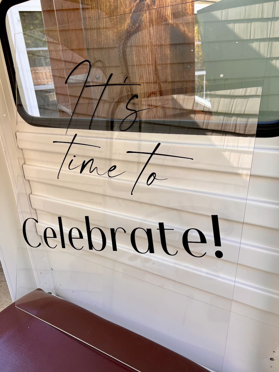 It's Time To Celebrate Sign ~ Wedding ~ Party ~ Special Event