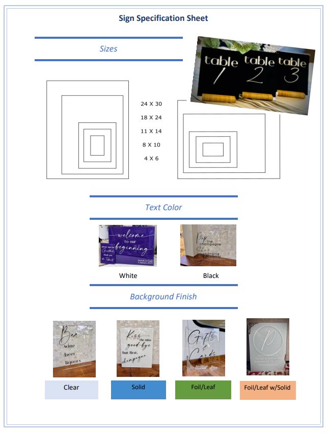 Open Bar Sign ~ Party ~ Wedding ~ Event