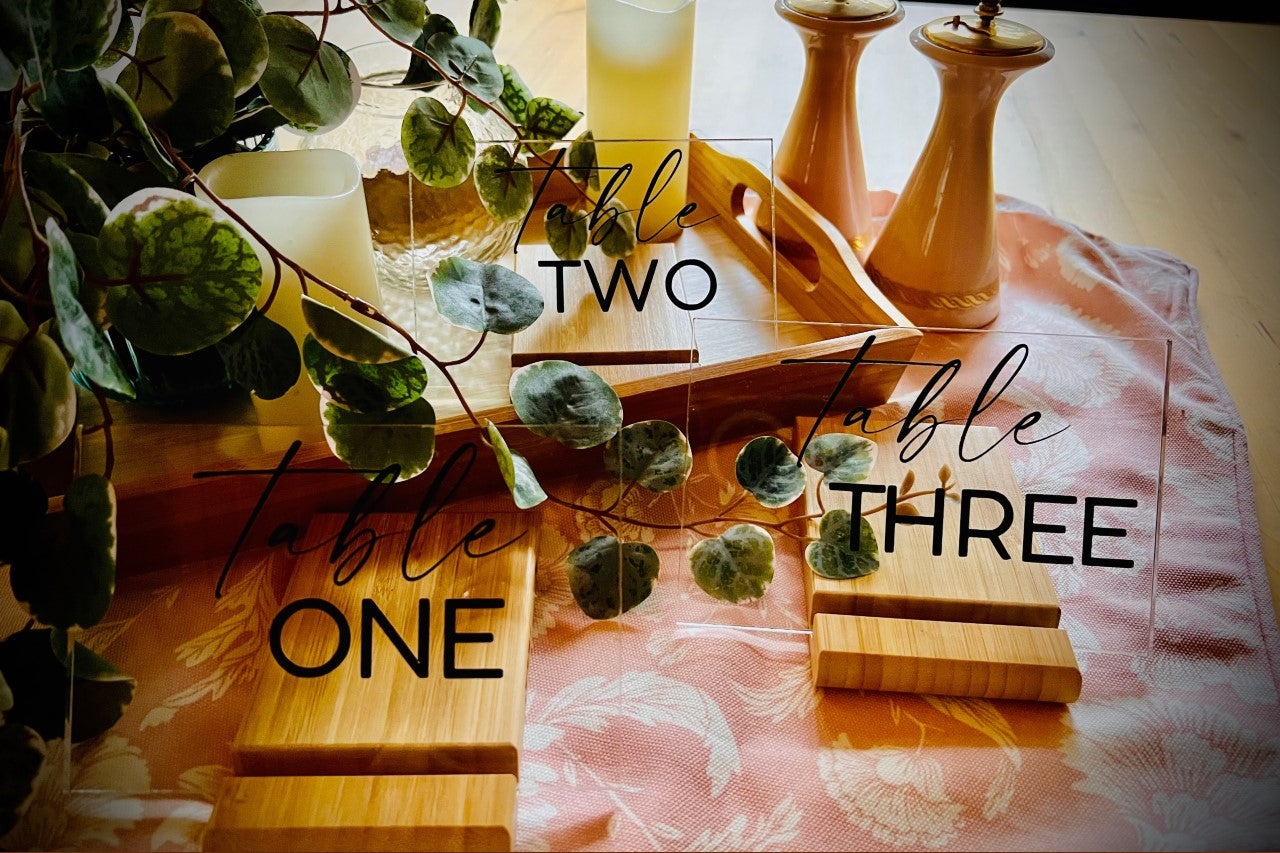 Table Number Signs ~ Wedding ~ Assigned Seating ~ Special Day
