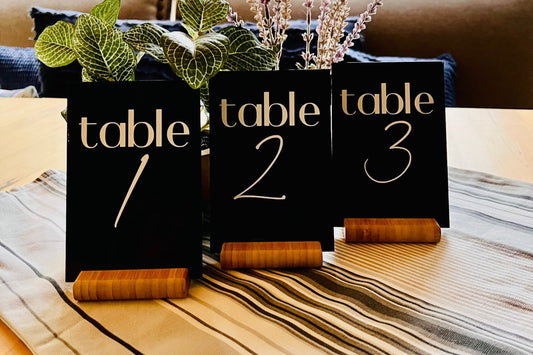 Table Number Signs ~ Wedding ~ Assigned Seats ~ Special Day