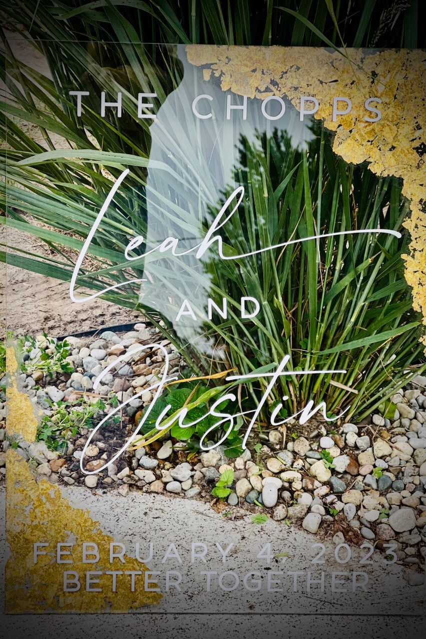Better Together Sign ~ Engagement Announcement ~ Wedding ~ Anniversary