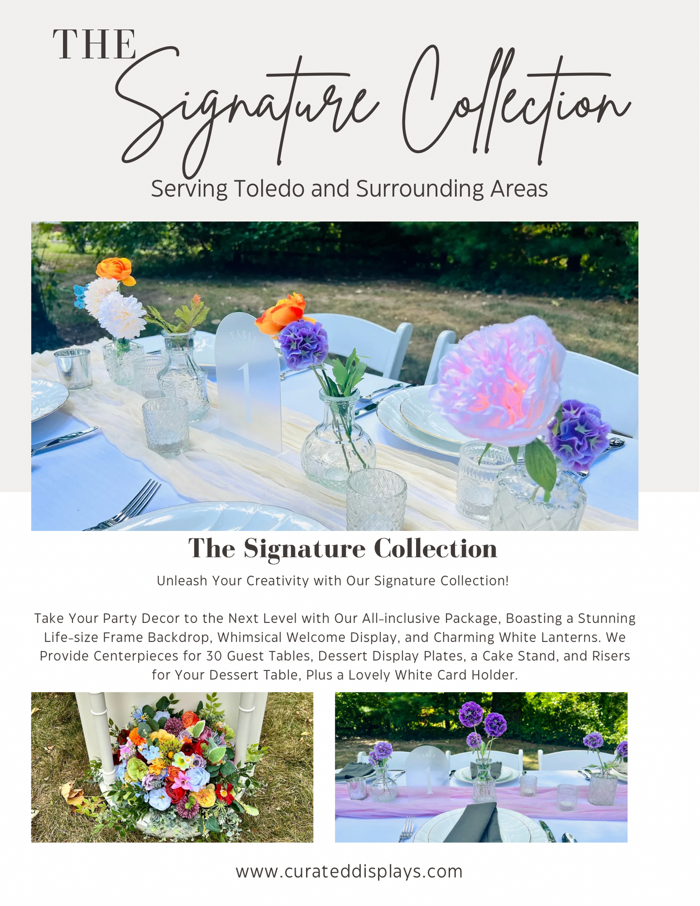 The Signature Collection - Wedding Decor Rental