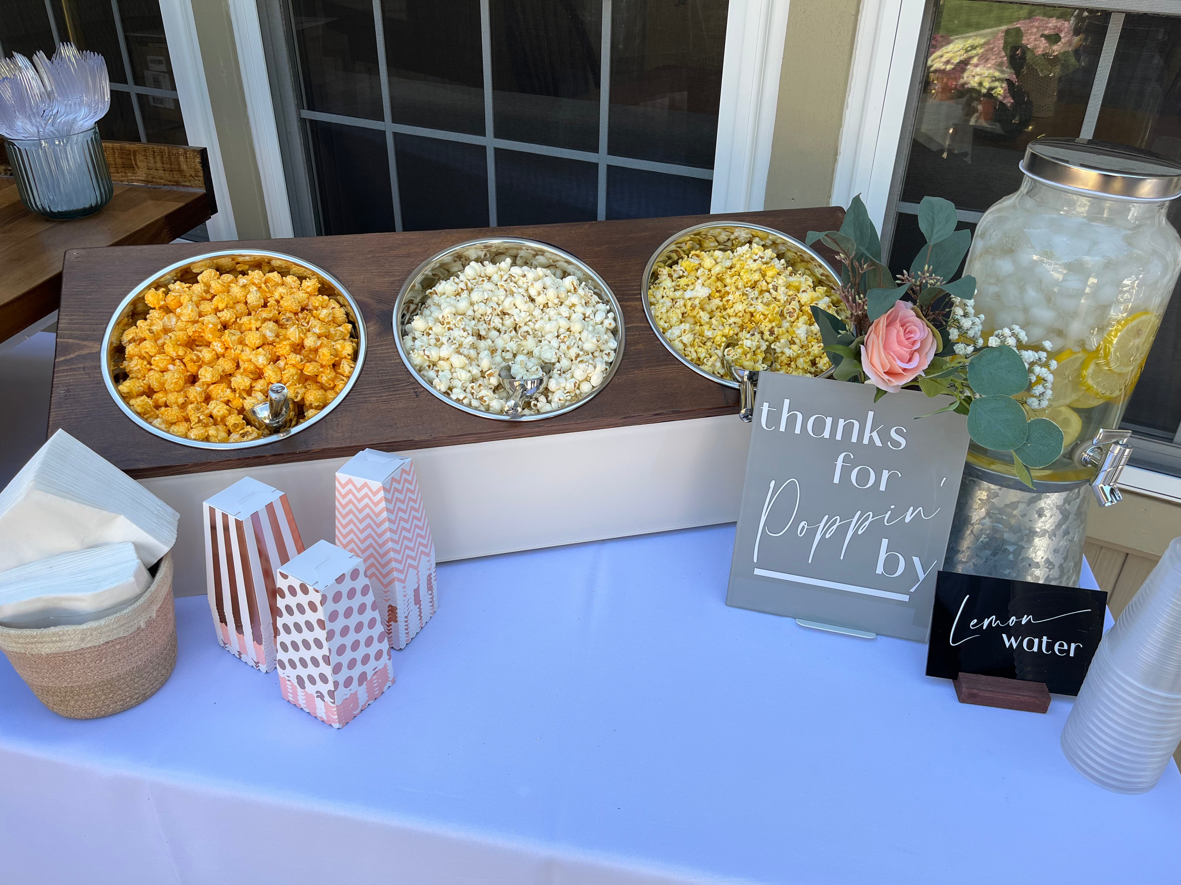 Popcorn Bar Display Popcorn/Snack Bar - Rental – CuratedDisplays