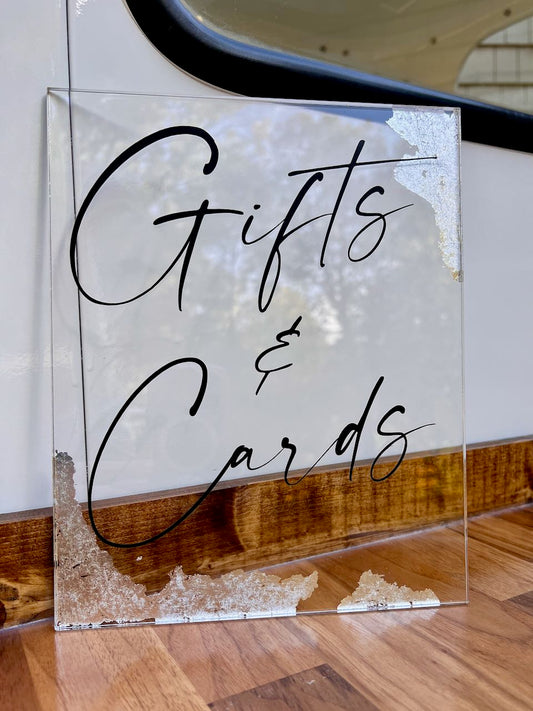 Gifts & Cards Sign ~ Wedding ~ Showers ~ Anniversary