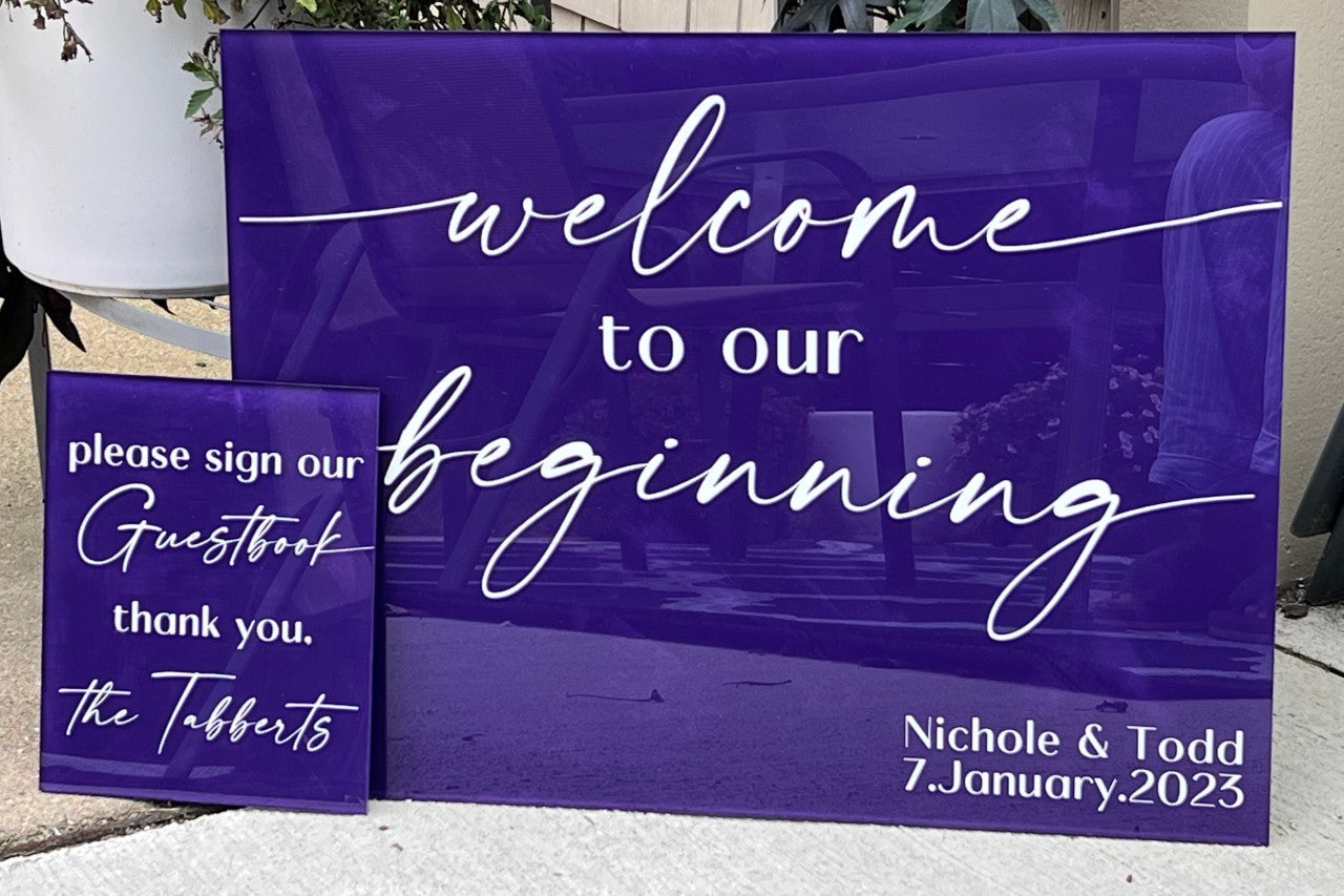 Wedding Set of 5 Signs ~ Celebration ~ Special Events
